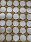 Rope rug camel/white