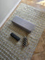 Rope rug camel/rolling stone gray