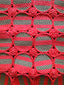 Rope rug camel/coral