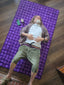 Rope rug purple/mulberry