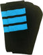 socks- black /blue striped