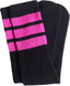 socks- black and pink striped