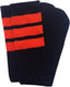 socks- black oange stripes