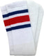 socks-white red/blue