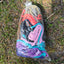 Package of rope sandals with laces