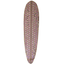 Rope surf rug art on white background