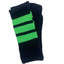 socks- black /green striped
