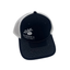 Nomadic Black Mesh Trucker Hat w White Embroidered Logo
