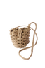 Small rope purse in camel color