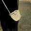Small rope purse in camel color