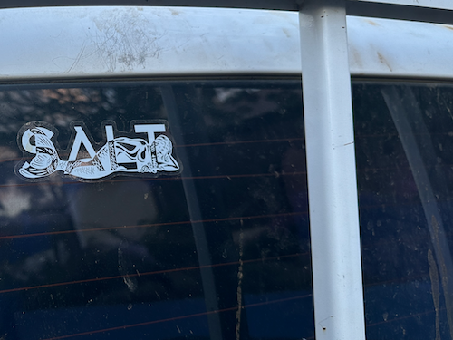 Sticker- Salt All White – Nomadic State of Mind