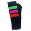 socks-black-green/pink/orange-striped