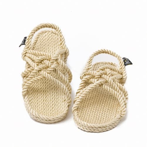 jc rope sandal in bone color – Nomadic State of Mind