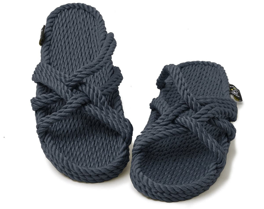 Nomad Sandal In Denim Noir