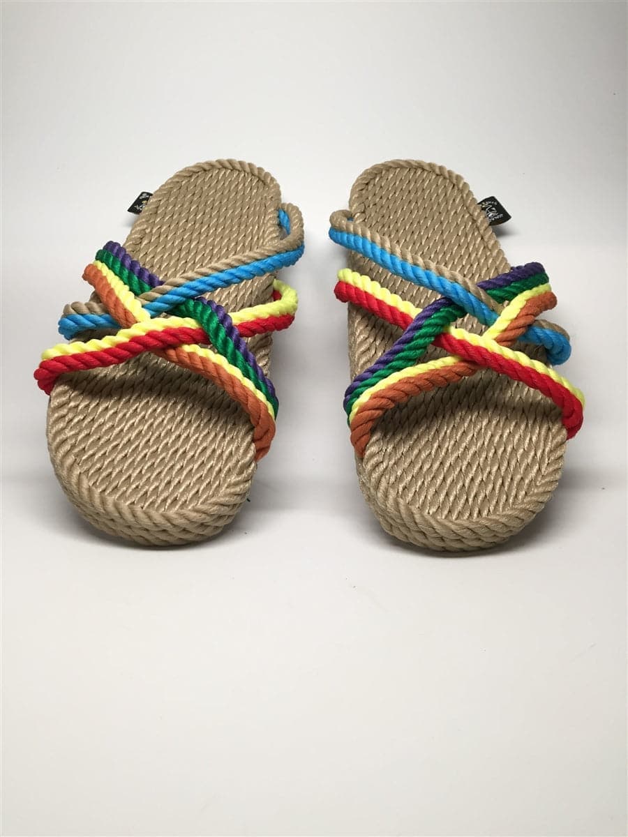 Rainbow store rope sandals