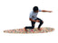 Surfboard Rug 7'2"-Multicolor